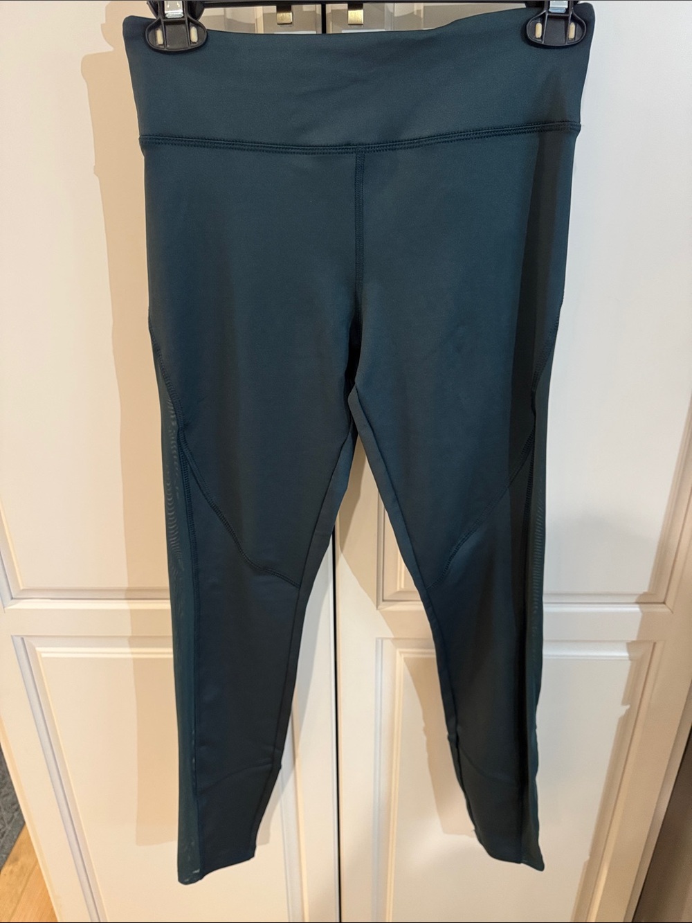 Forever 21 Women's High-Rise Leggings in Dark Teal